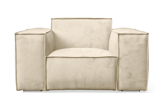 Naples Armchair Cream Velvet