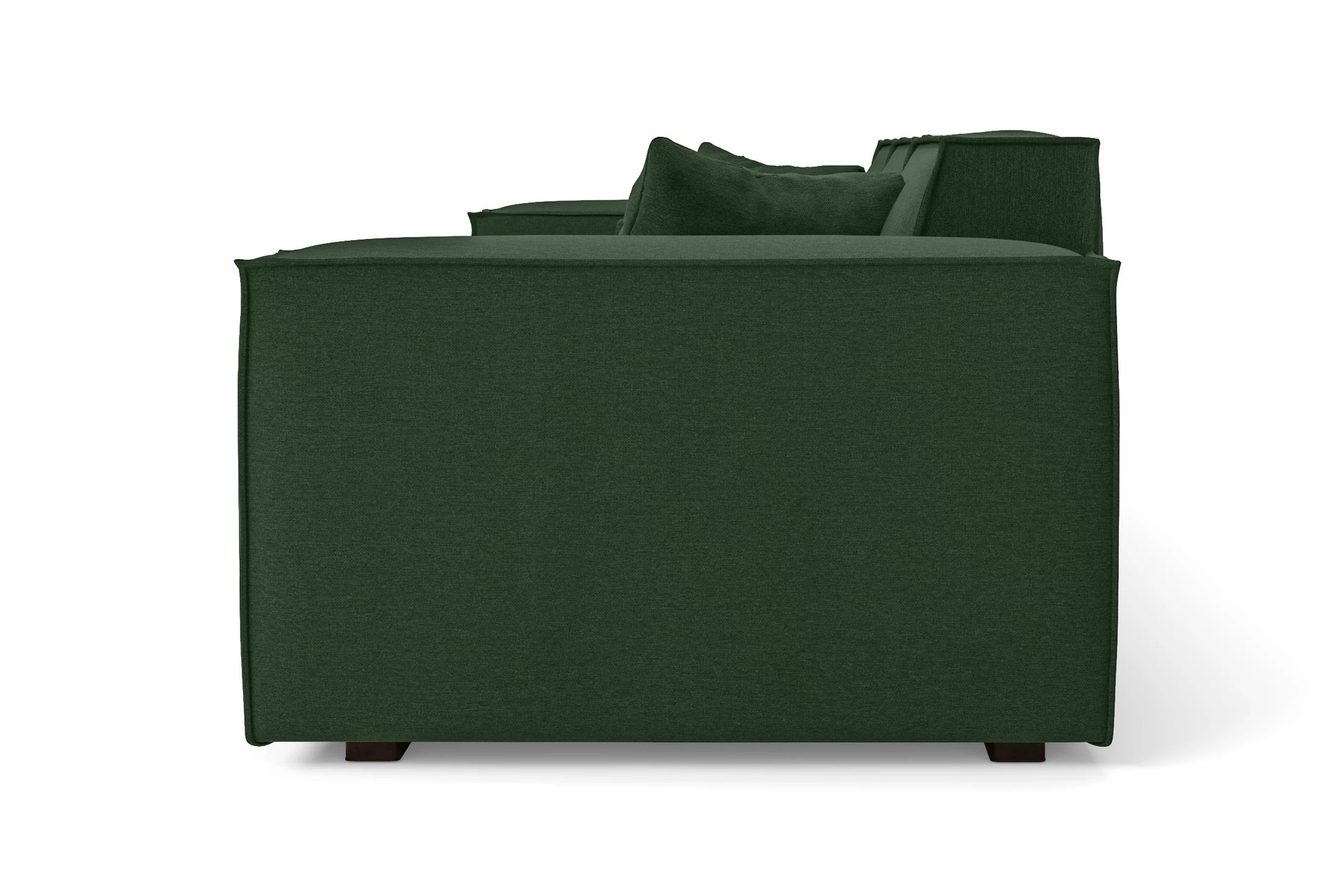 Naples 2 Seater Sofa Forest Green Linen Fabric