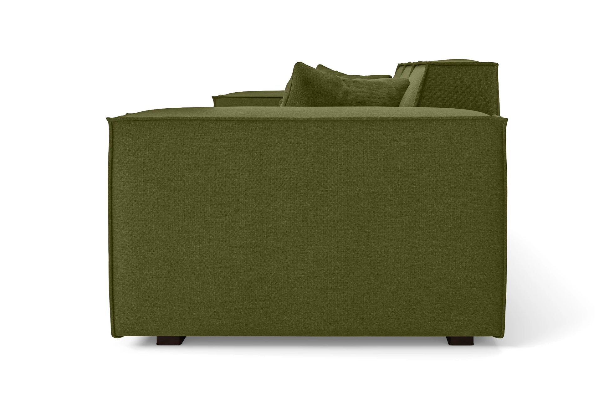 Naples 2 Seater Sofa Olive Linen Fabric