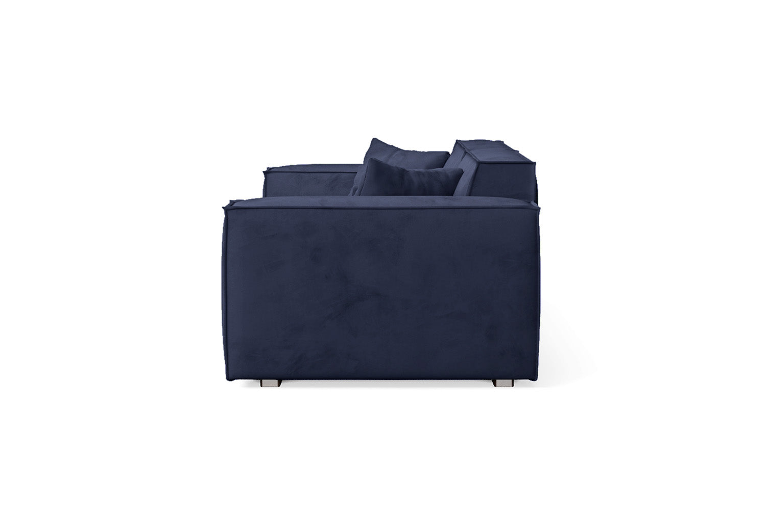 Naples 2 Seater Sofa Dark Blue Velvet