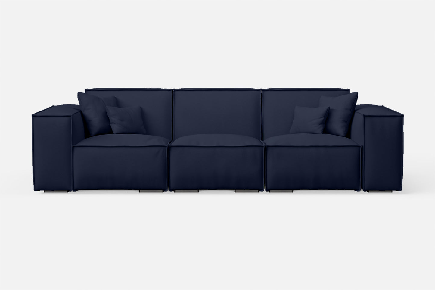 Naples 3 Seater Sofa Spruce Leather