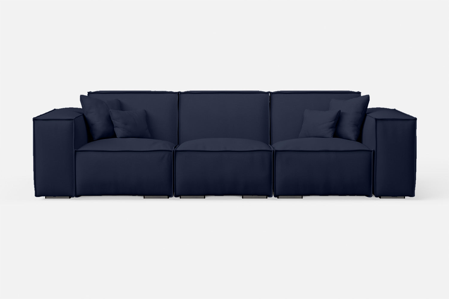 Naples 3 Seater Sofa Spruce Leather