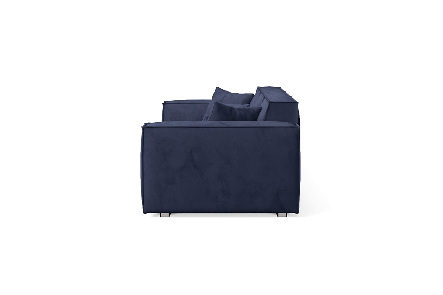 Naples 3 Seater Sofa Dark Blue Velvet