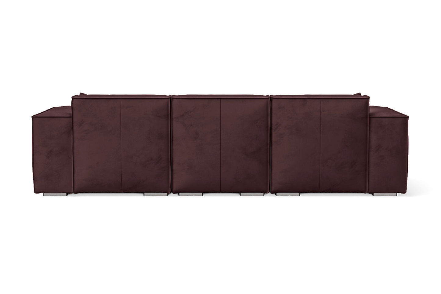 Naples 3 Seater Sofa Grape Velvet