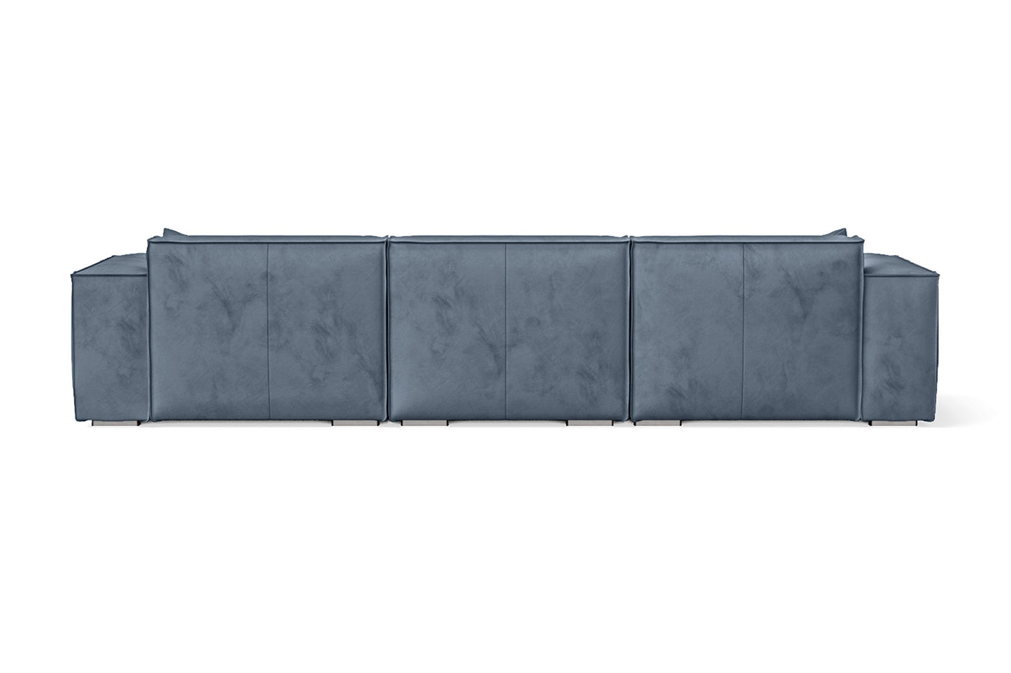 Naples 4 Seater Sofa Baby Blue Velvet