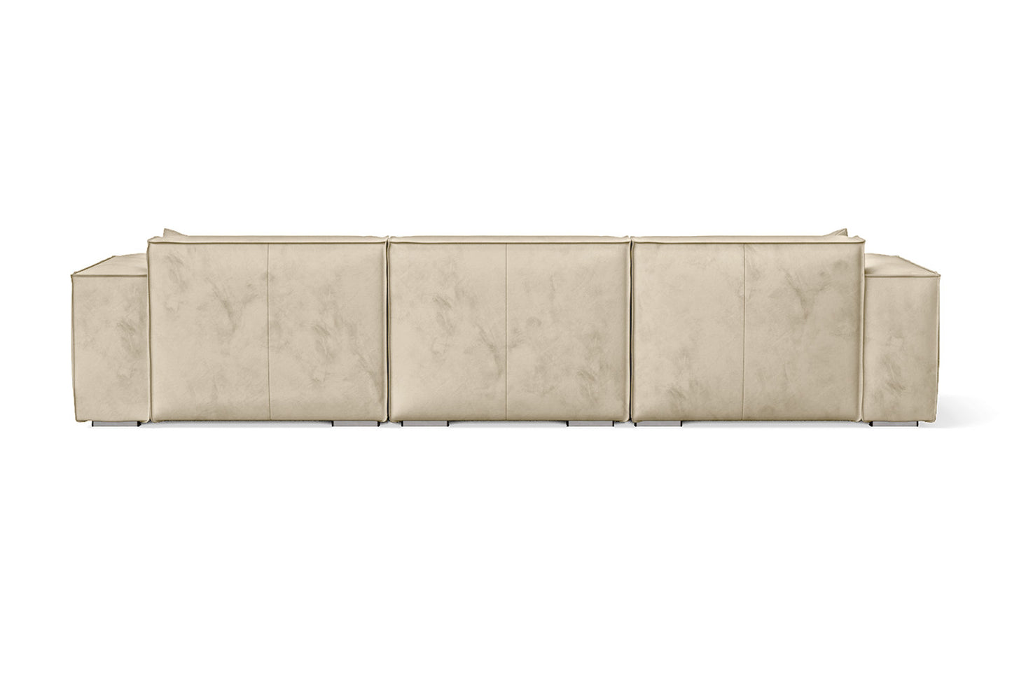 Naples 4 Seater Sofa Cream Velvet