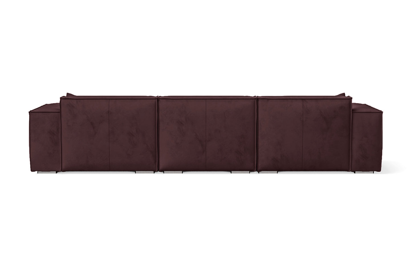 Naples 4 Seater Sofa Grape Velvet