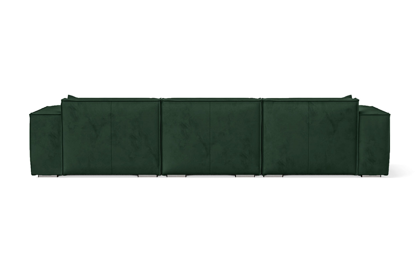 Naples 4 Seater Sofa Green Velvet