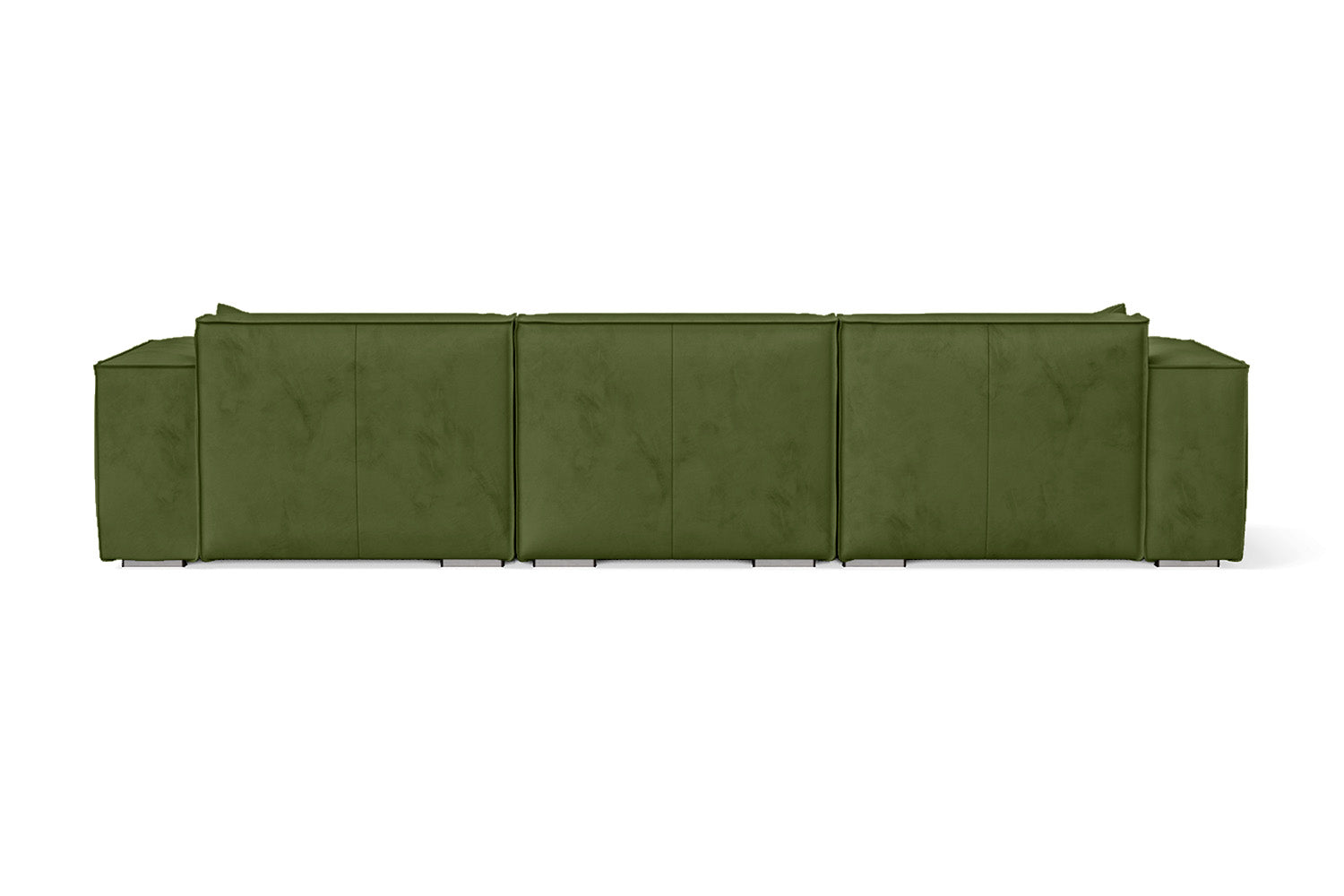 Naples 4 Seater Sofa Lime Velvet