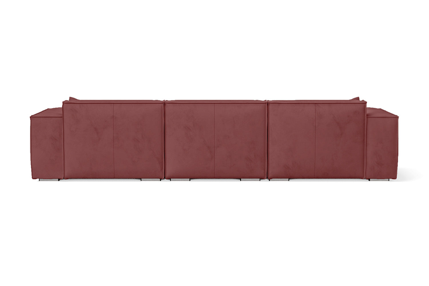 Naples 4 Seater Sofa Pink Velvet