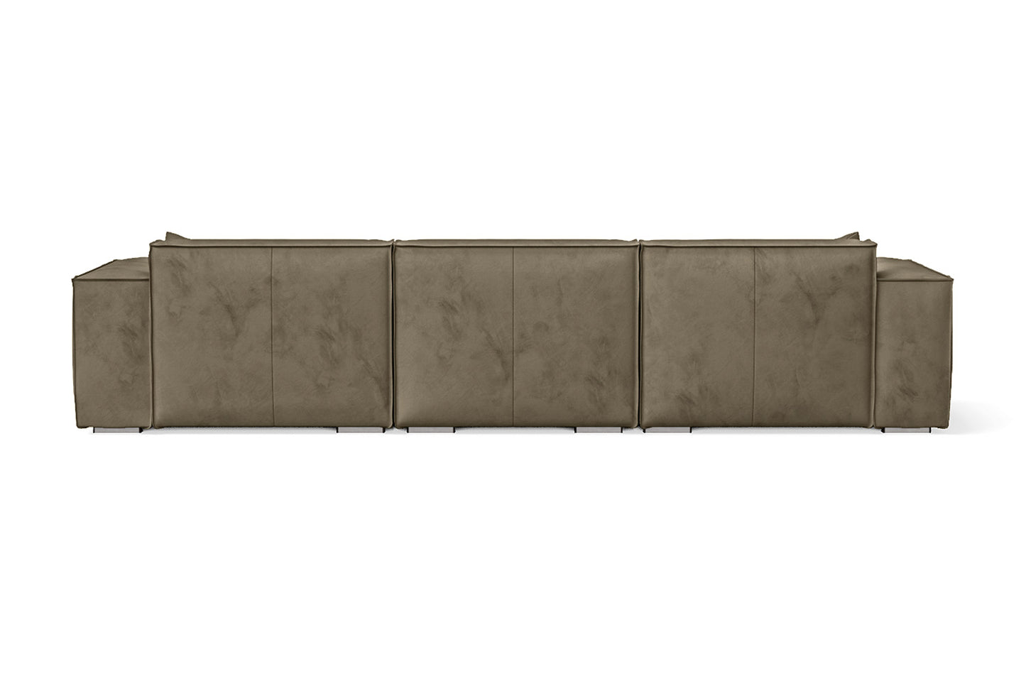 Naples 4 Seater Sofa Sand Velvet