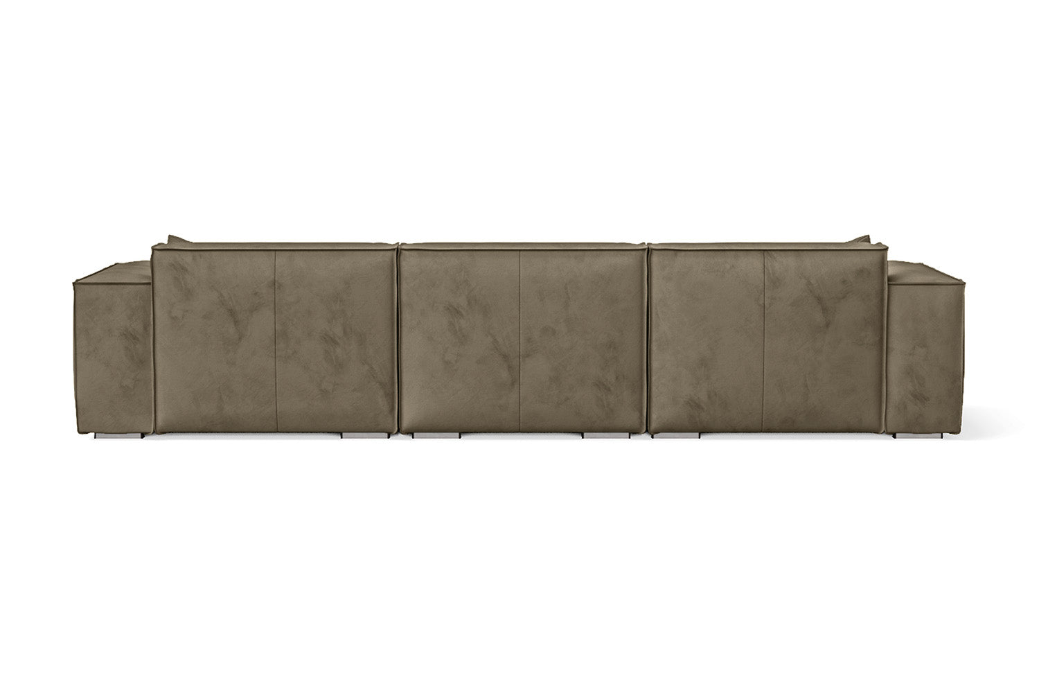 Naples 4 Seater Sofa Sand Velvet