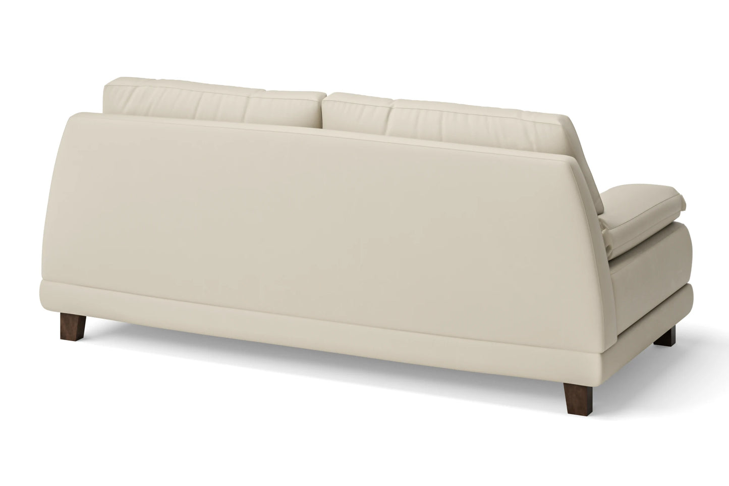 Novara 3 Seater Sofa Cream Leather