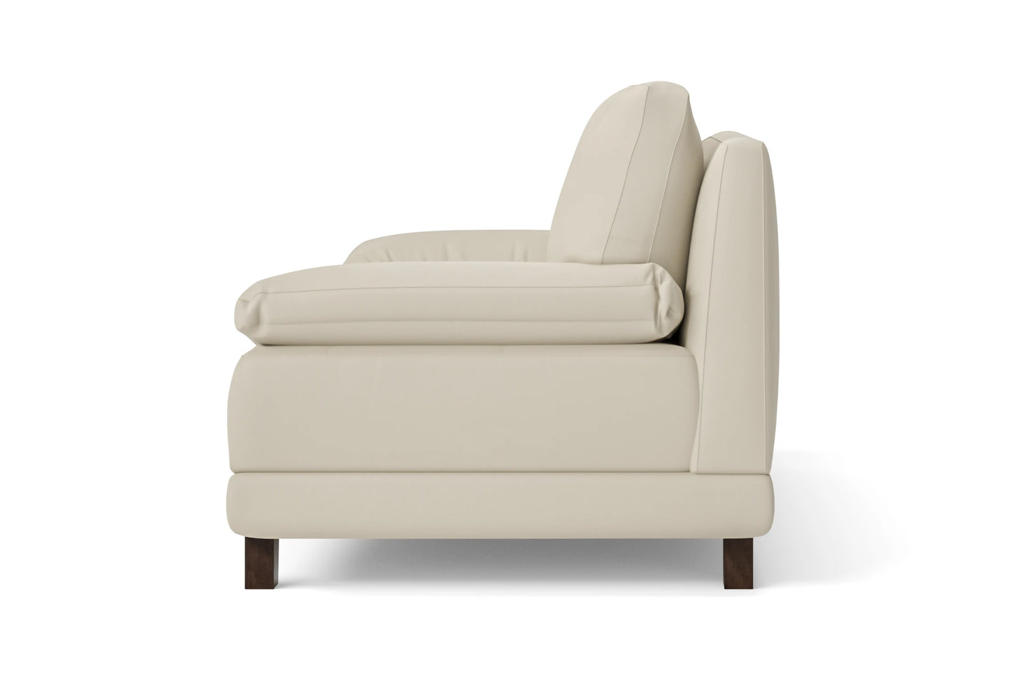 Novara 3 Seater Sofa Cream Leather