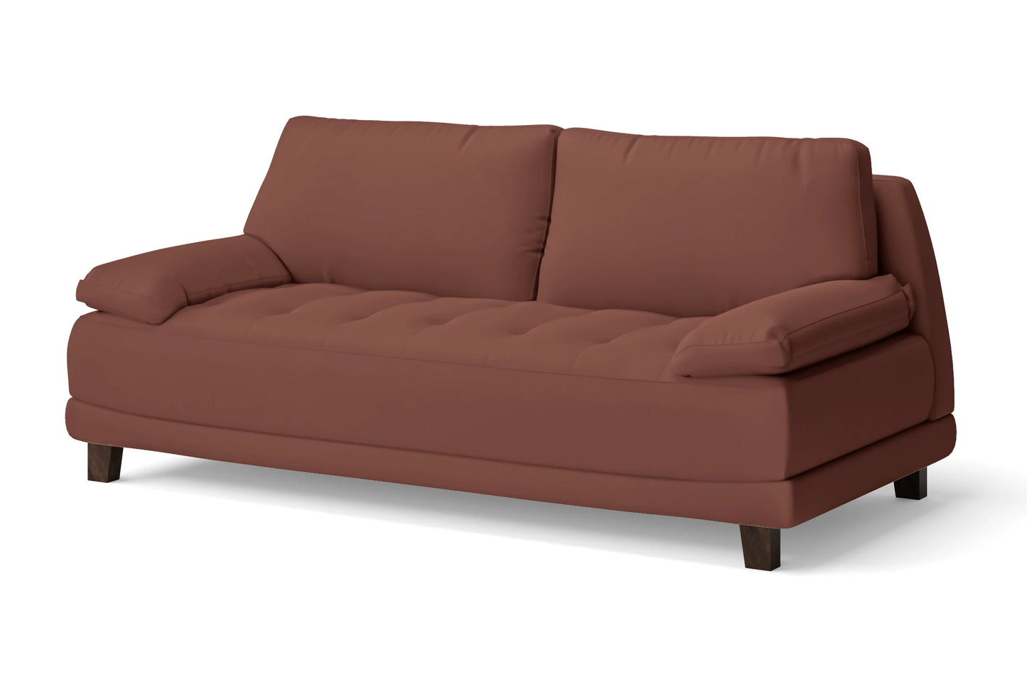 Novara 3 Seater Sofa Mauve Leather