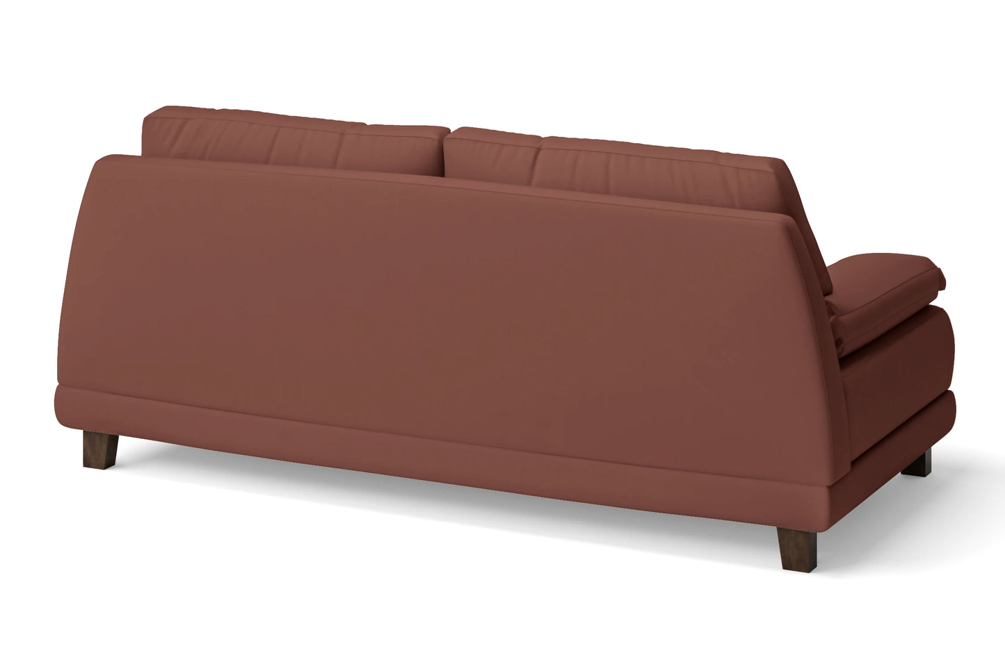 Novara 3 Seater Sofa Mauve Leather