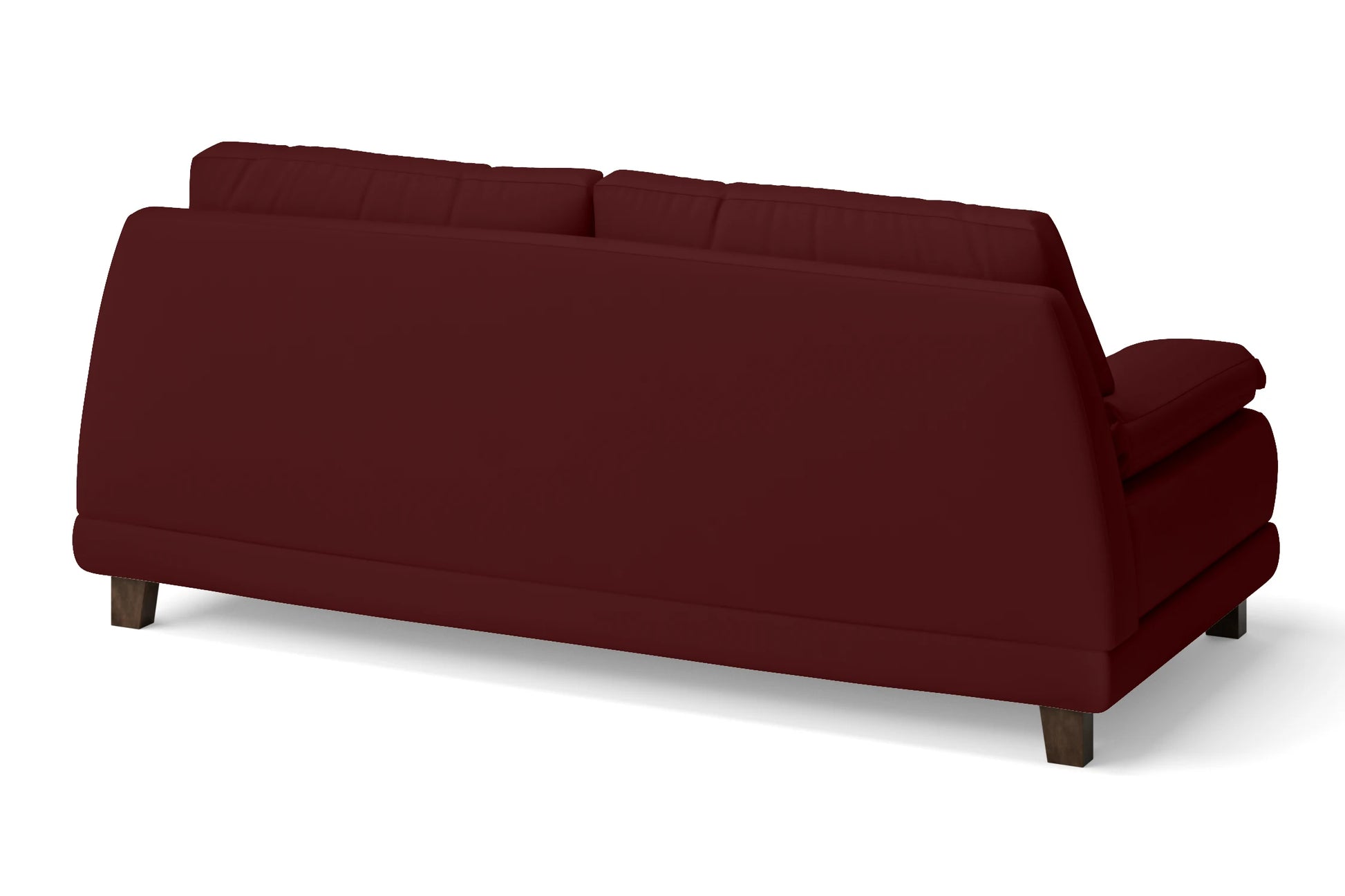 Novara 3 Seater Sofa Red Leather