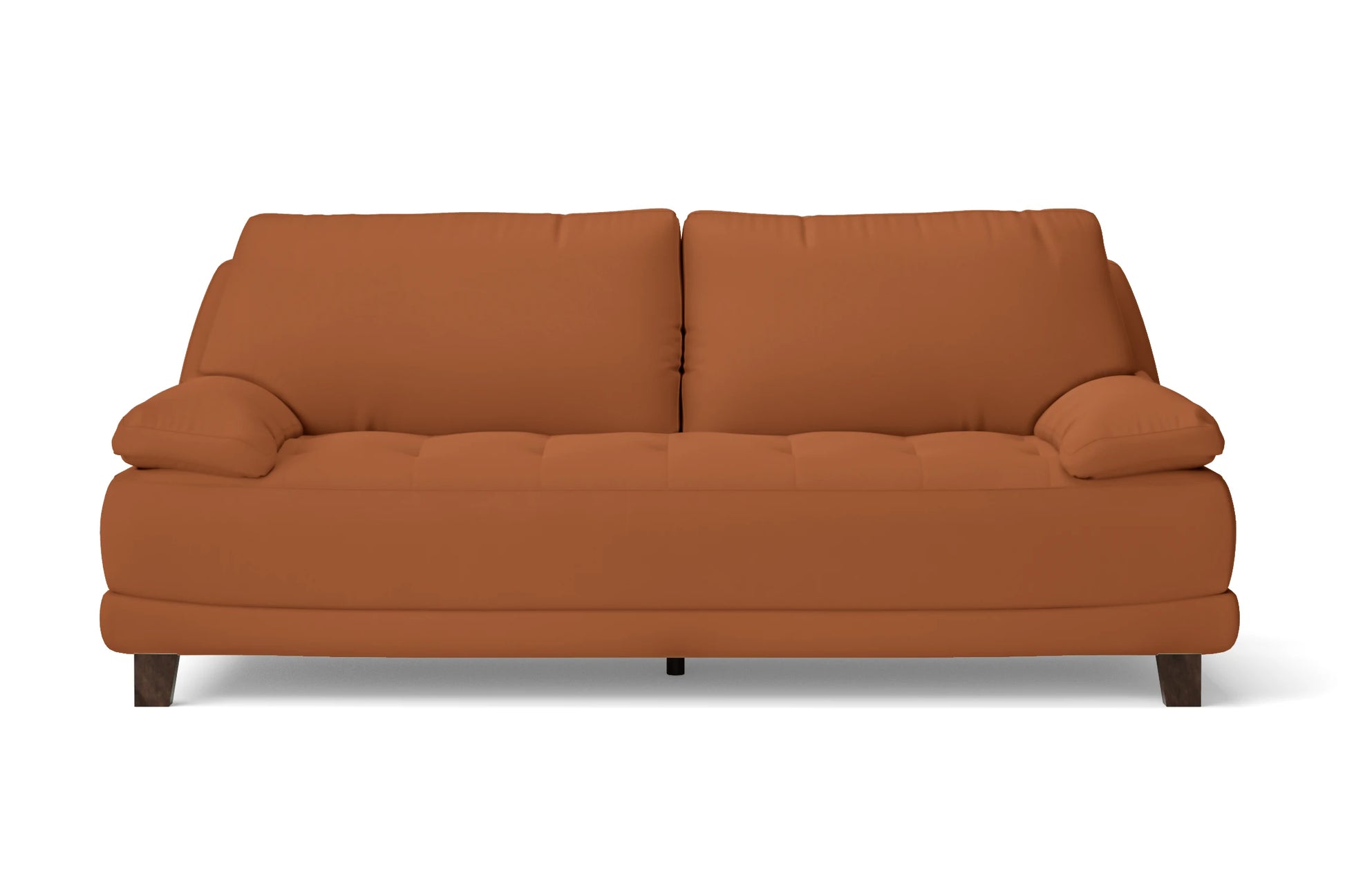 Novara 3 Seater Sofa Tan Brown Leather