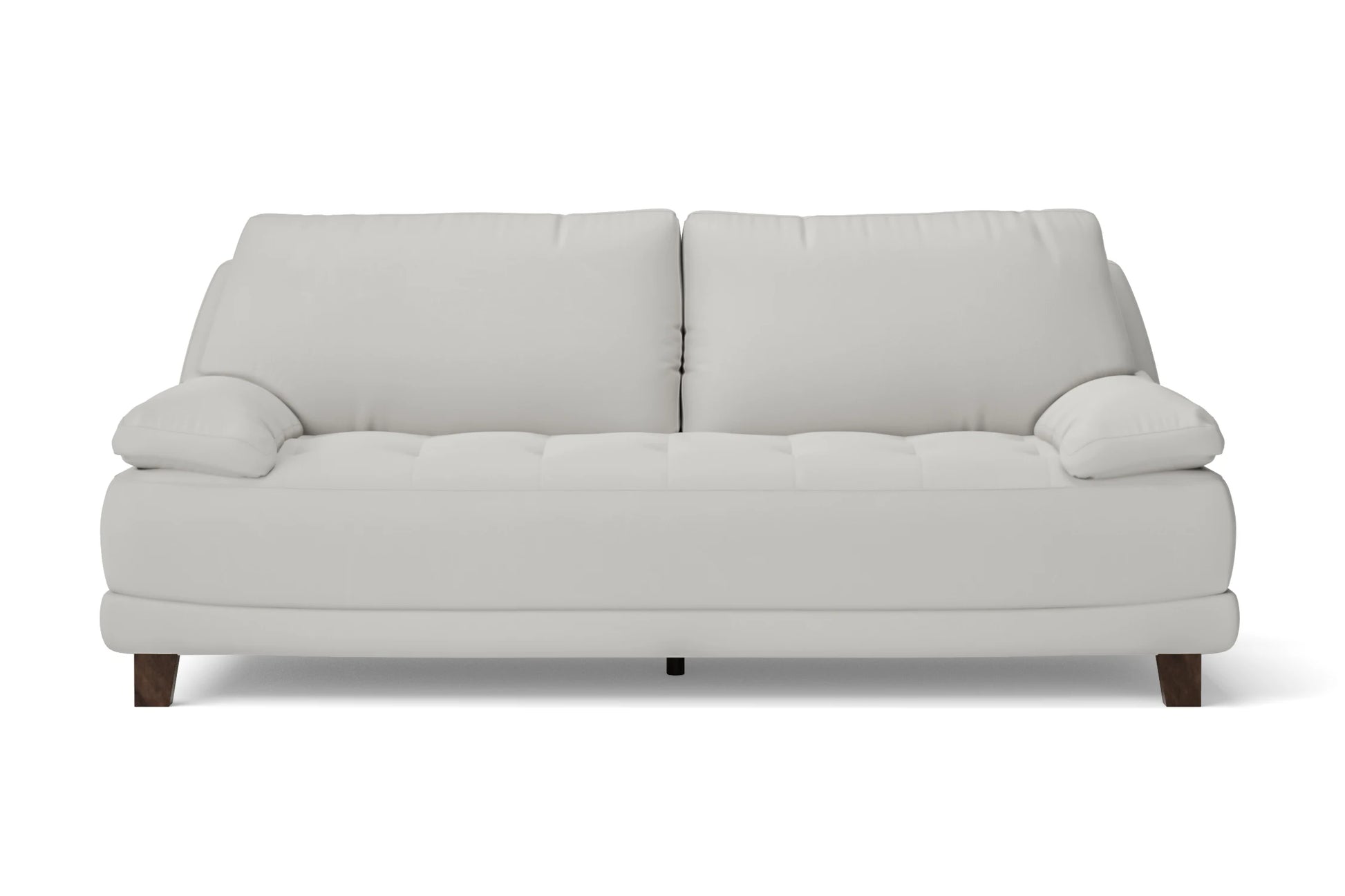 Novara 3 Seater Sofa White Leather