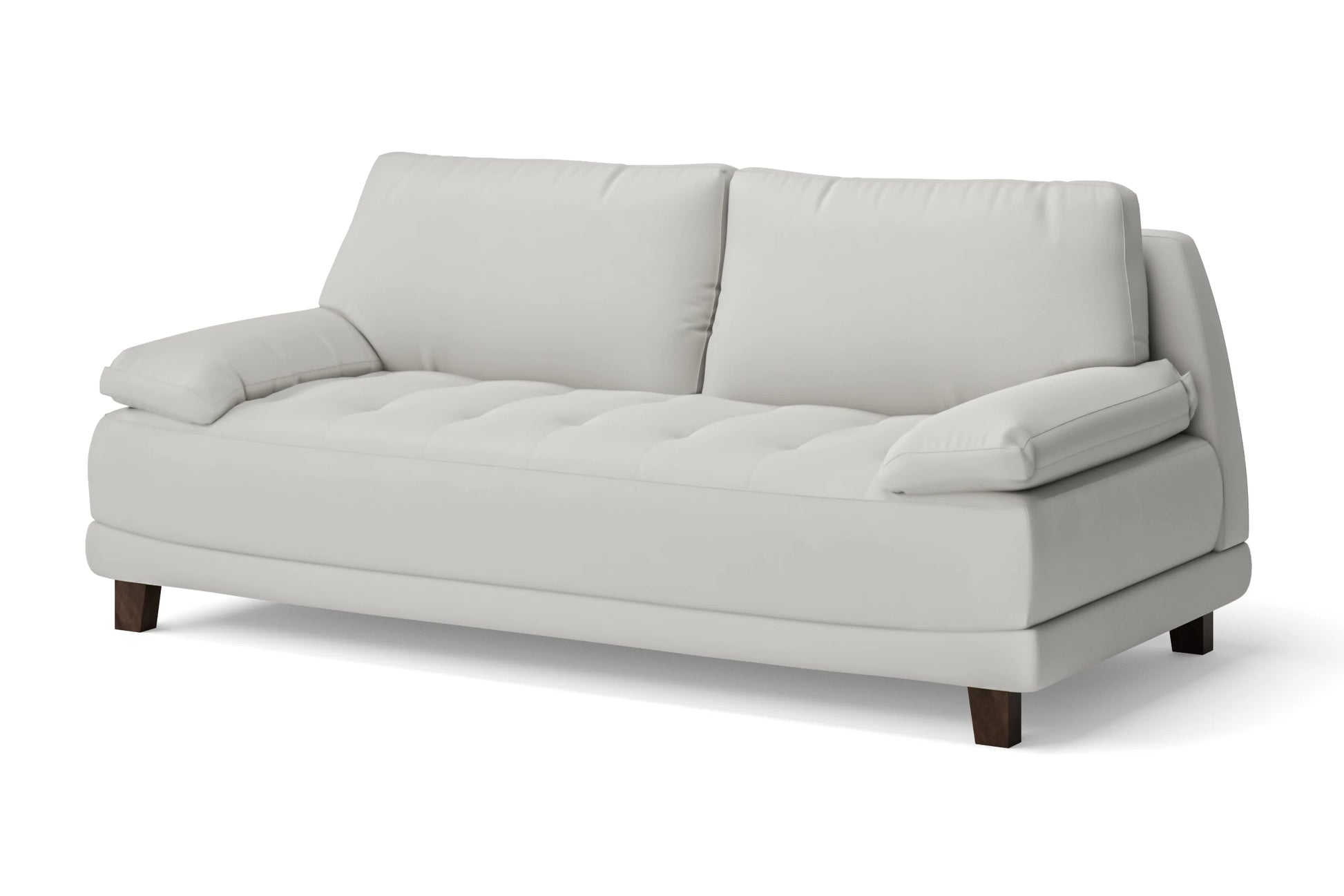 Novara 3 Seater Sofa White Leather