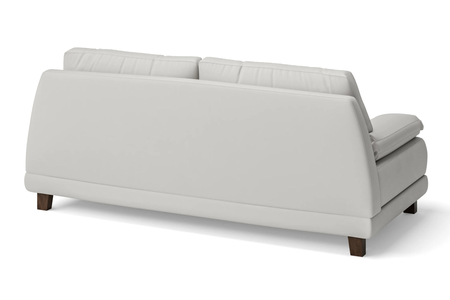 Novara 3 Seater Sofa White Leather