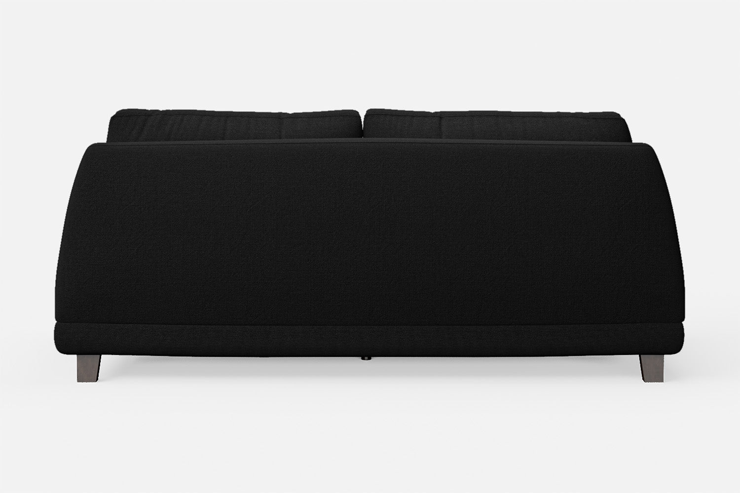 Novara 3 Seater Sofa Black Linen Fabric