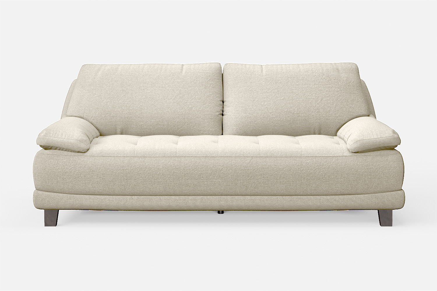 Novara 3 Seater Sofa Cream Linen Fabric