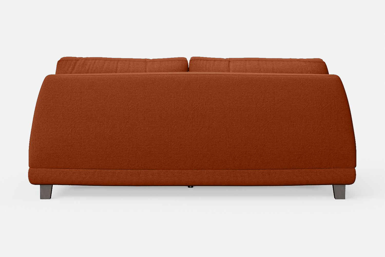 Novara 3 Seater Sofa Orange Linen Fabric