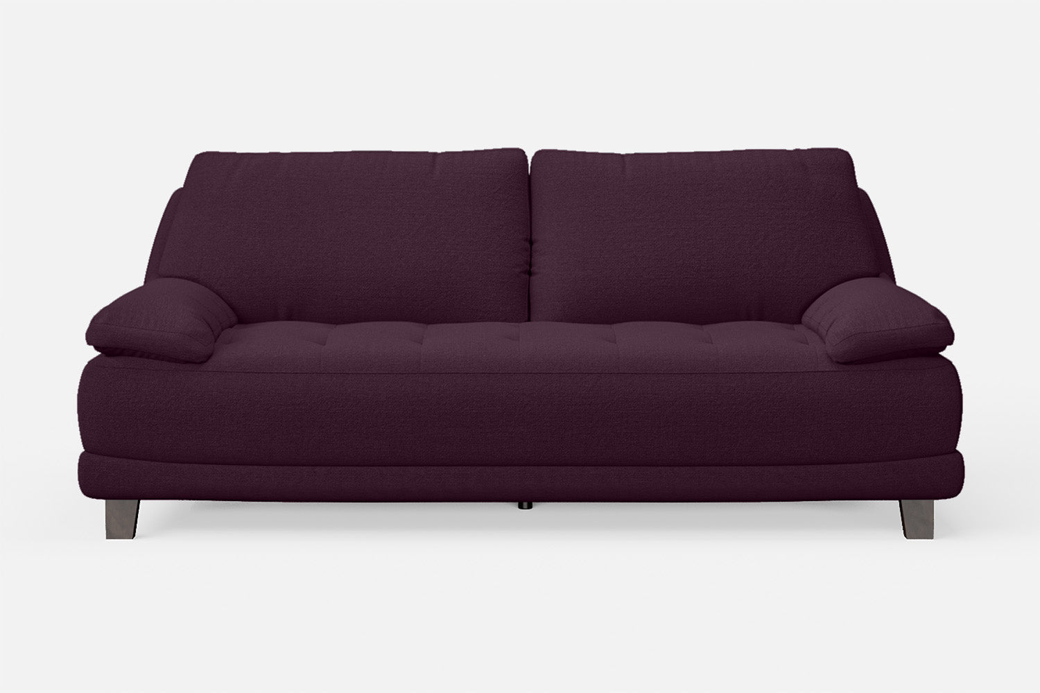 Novara 3 Seater Sofa Purple Linen Fabric