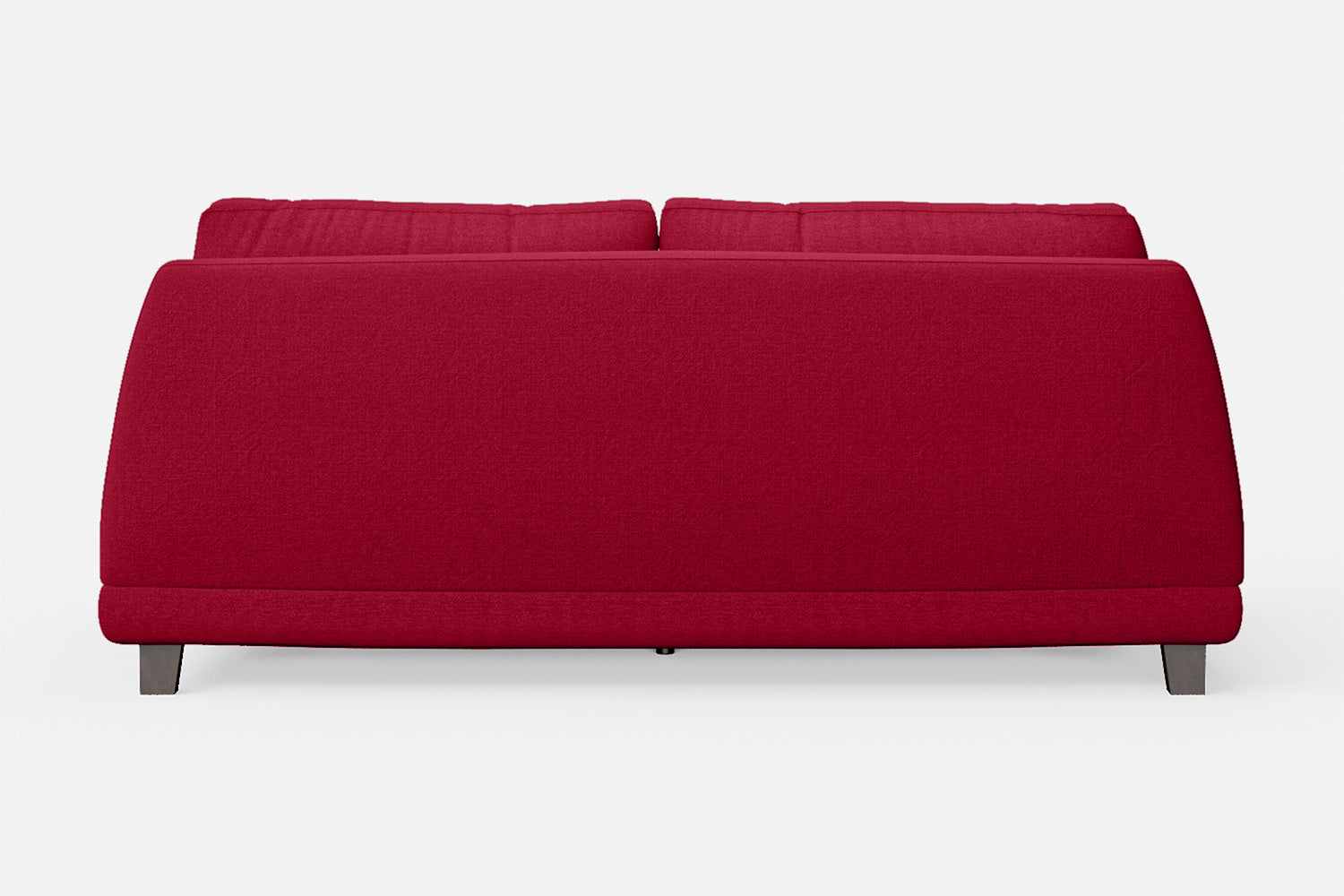 Novara 3 Seater Sofa Red Linen Fabric