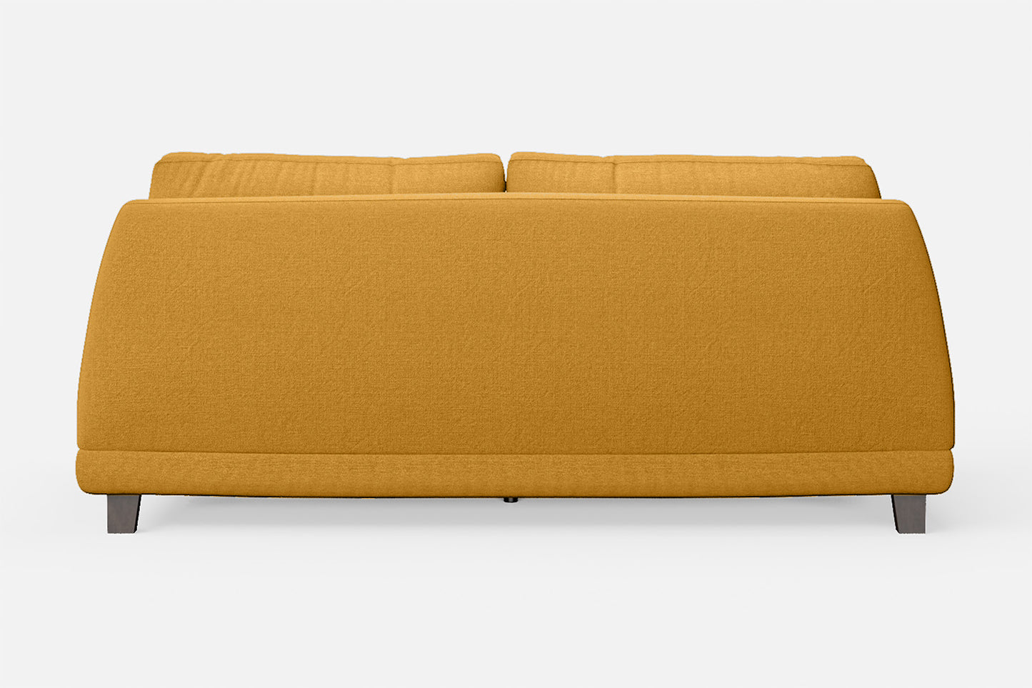 Novara 3 Seater Sofa Yellow Linen Fabric