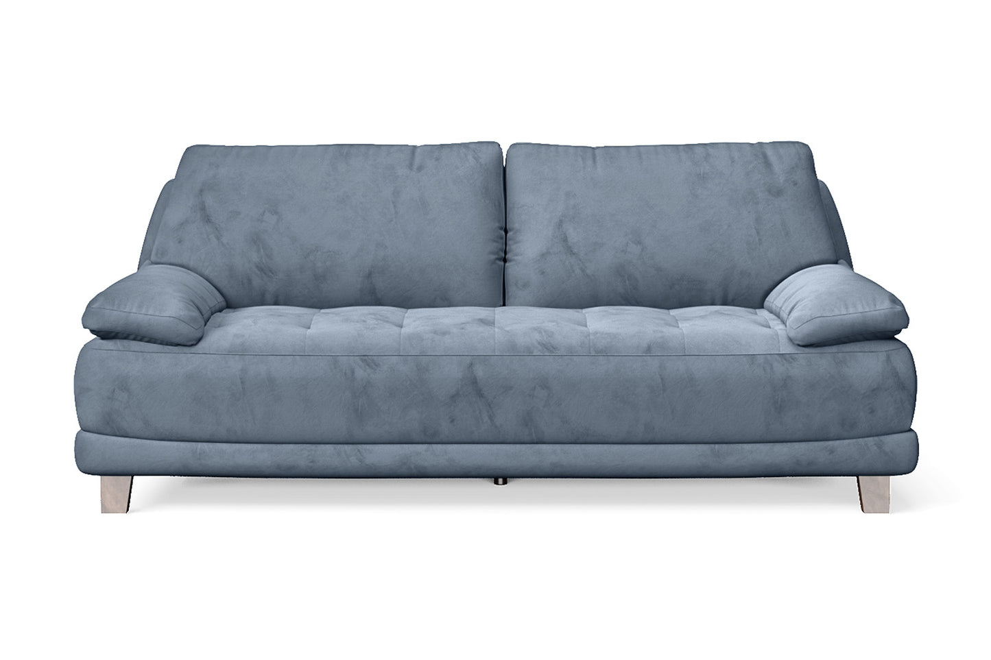 Novara 3 Seater Sofa Baby Blue Velvet