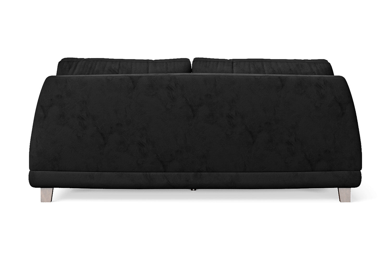 Novara 3 Seater Sofa Black Velvet