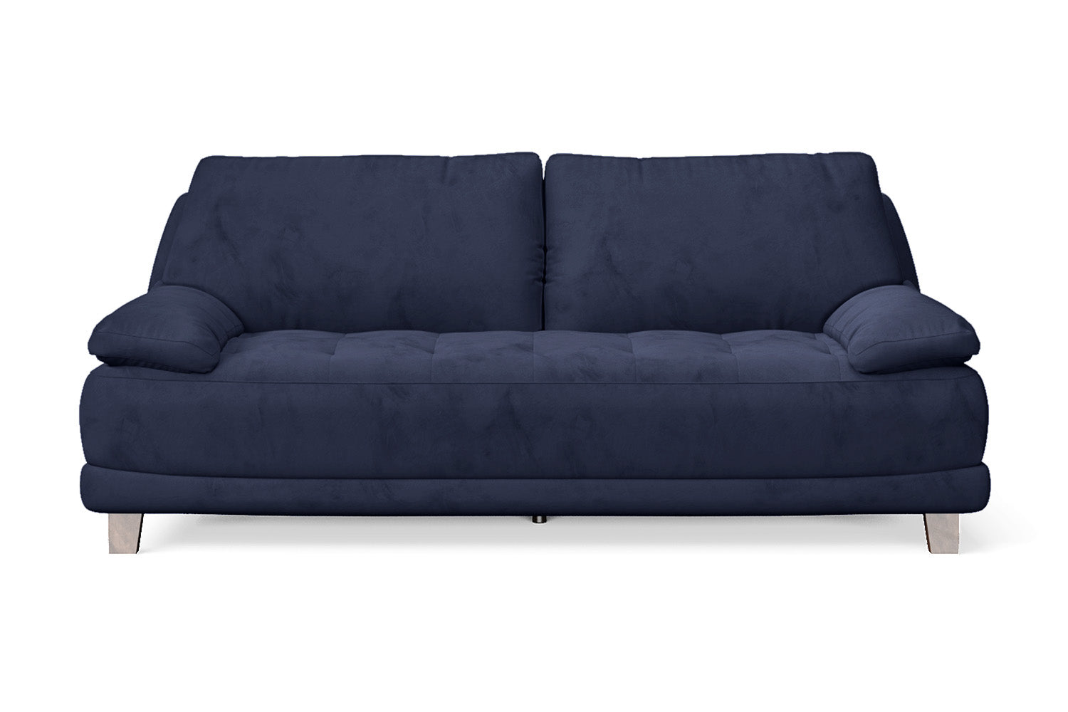 Novara 3 Seater Sofa Dark Blue Velvet