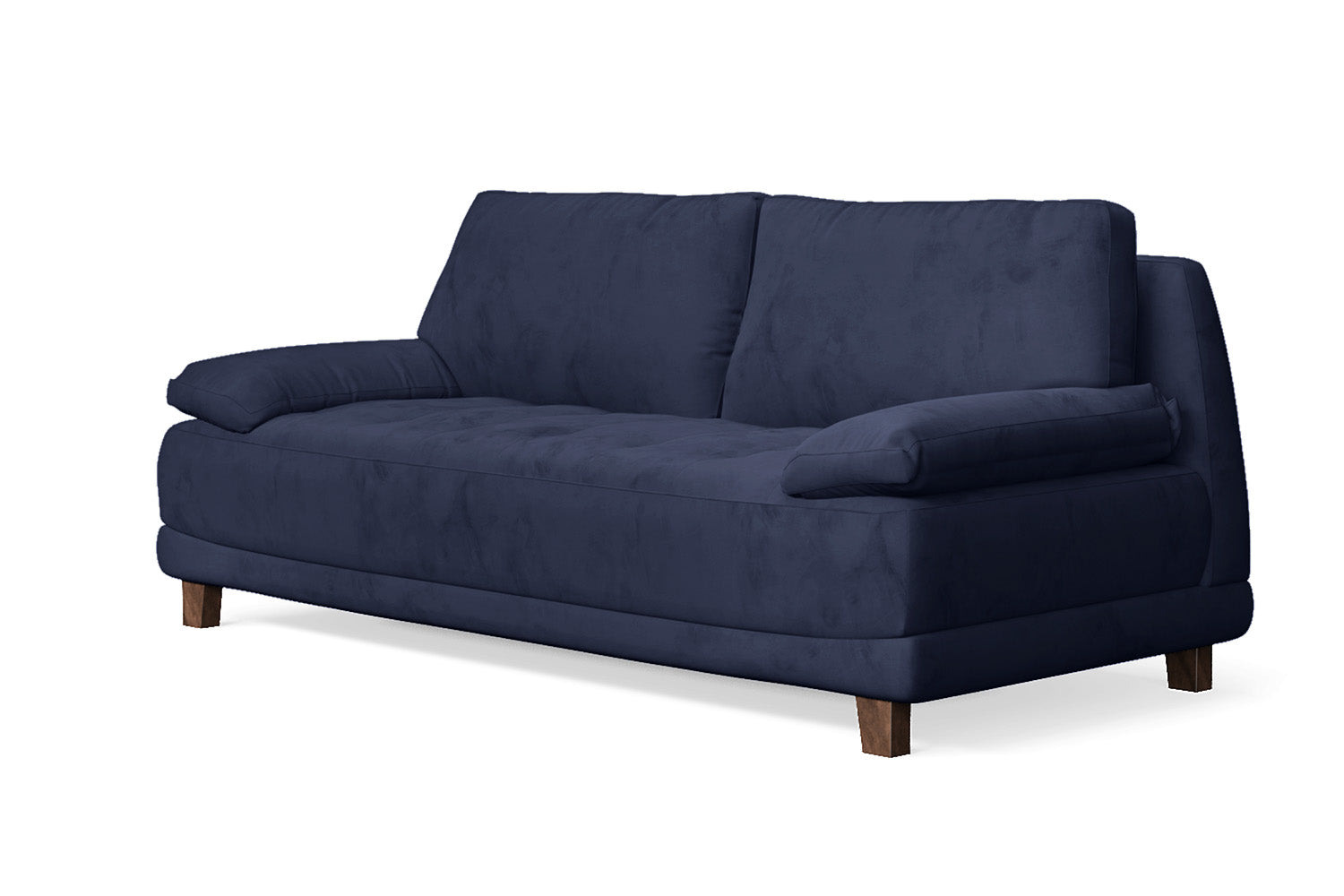 Novara 3 Seater Sofa Dark Blue Velvet