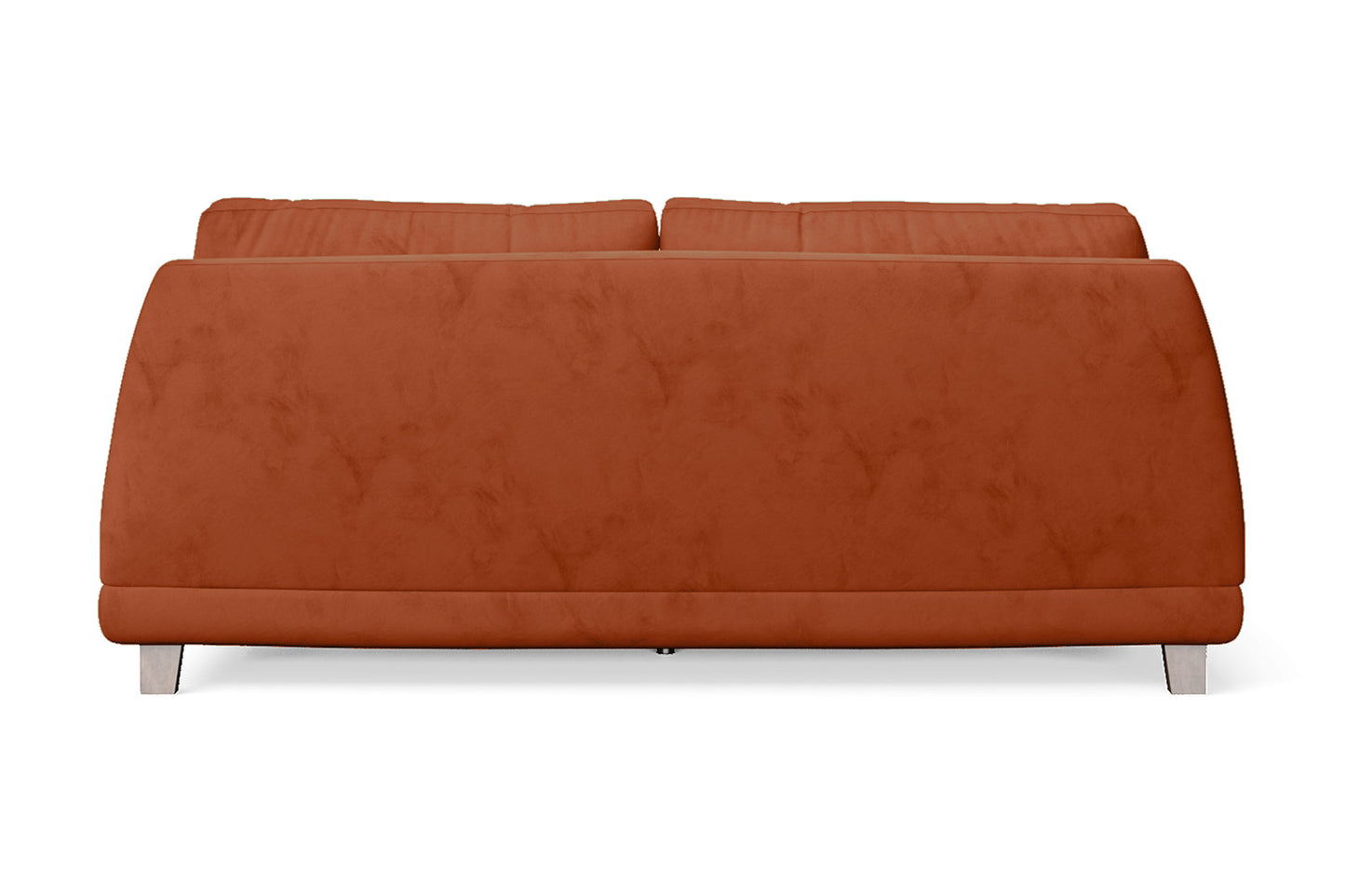 Novara 3 Seater Sofa Orange Velvet