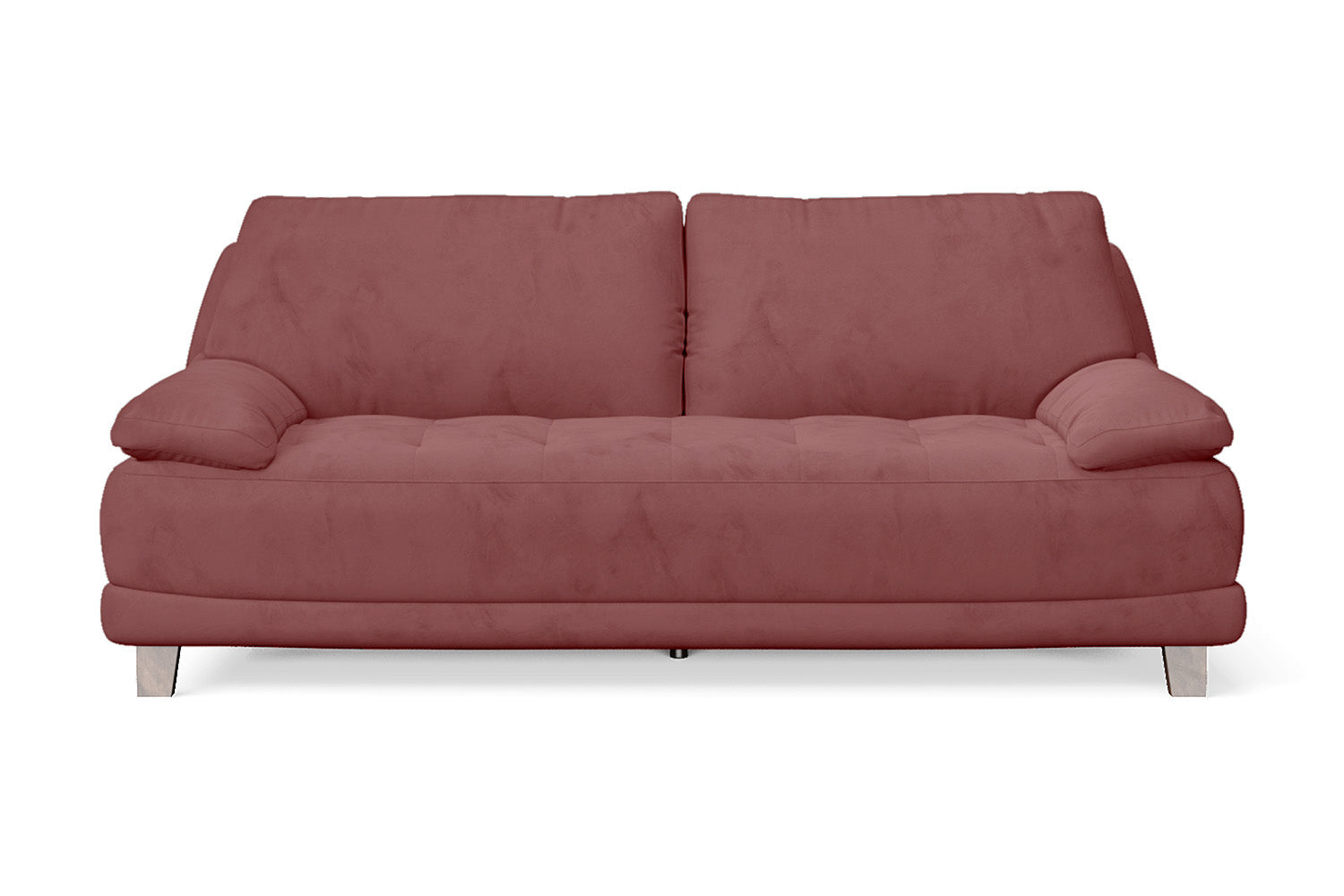 Novara 3 Seater Sofa Pink Velvet