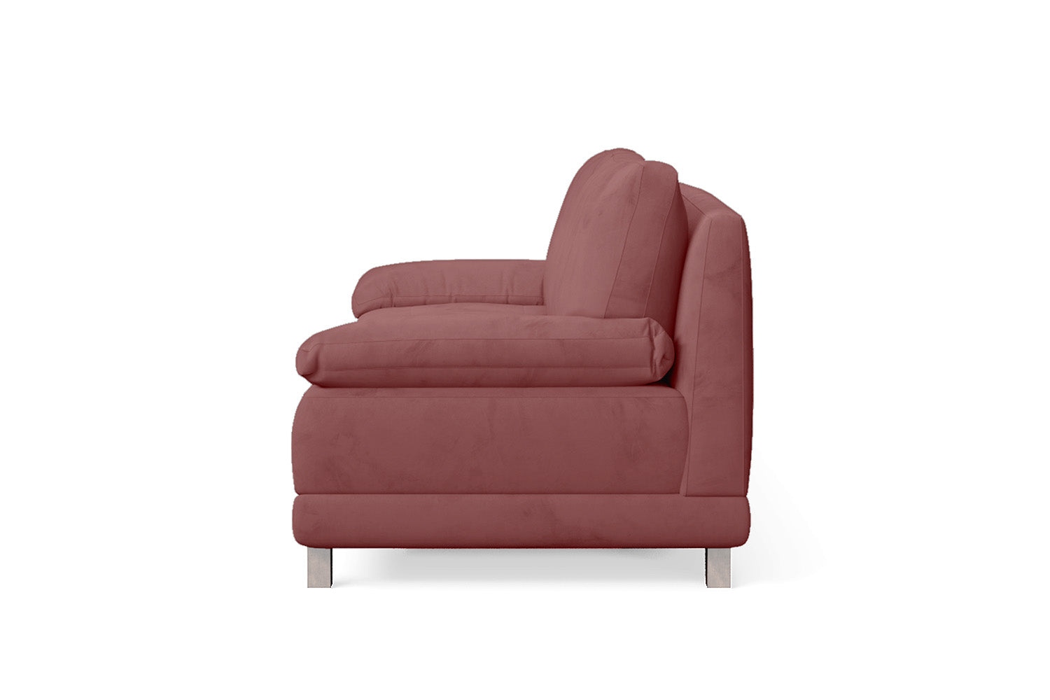 Novara 3 Seater Sofa Pink Velvet