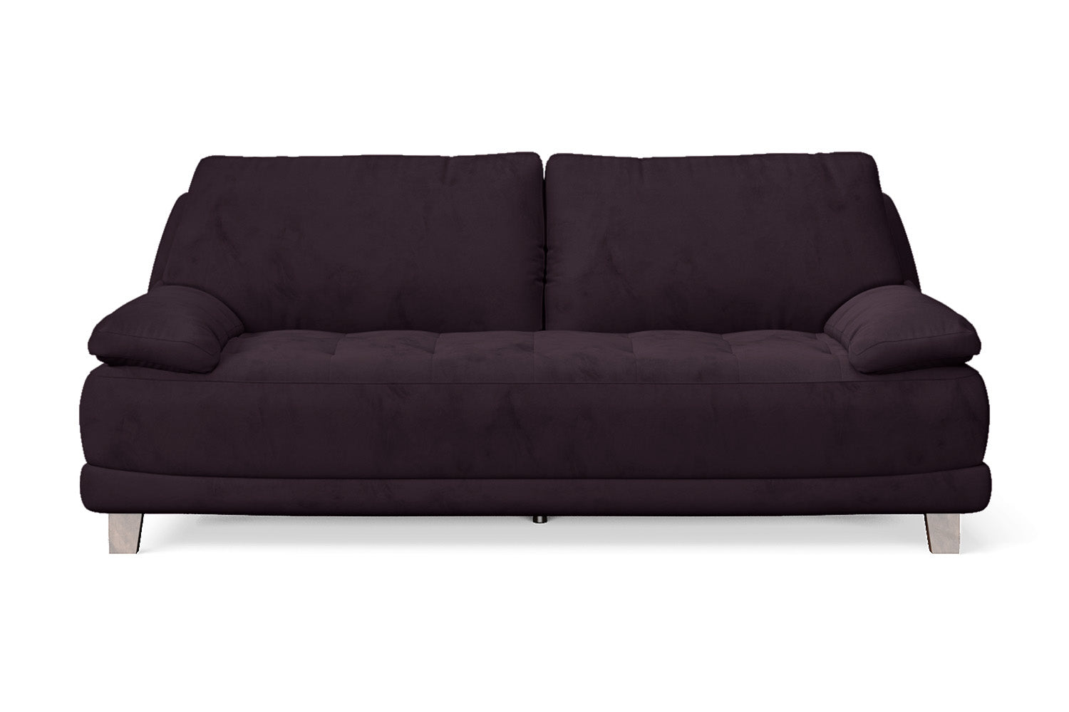 Novara 3 Seater Sofa Purple Velvet