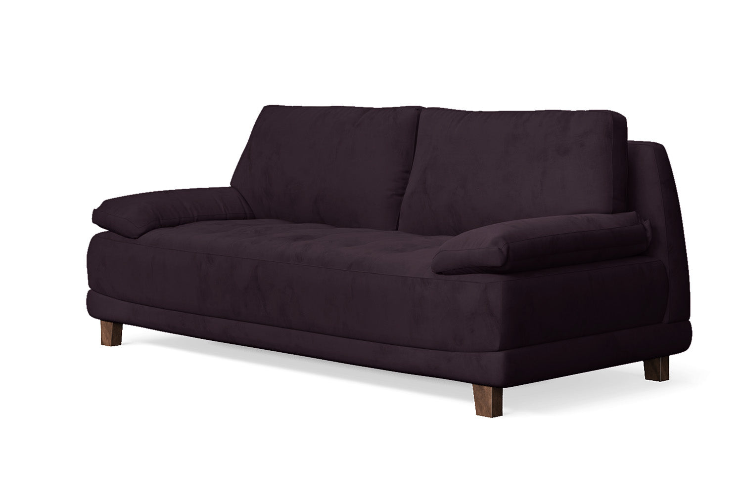 Novara 3 Seater Sofa Purple Velvet