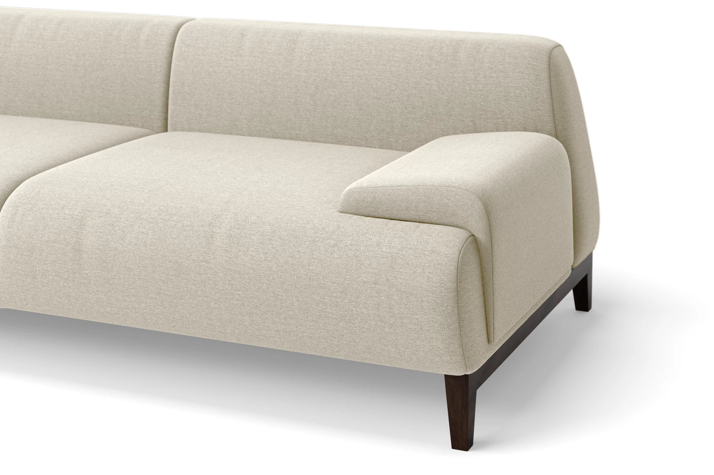 Pavia 2 Seater Sofa Cream Linen Fabric