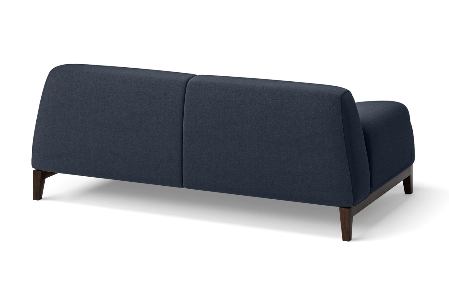 Pavia 2 Seater Sofa Dark Blue Linen Fabric