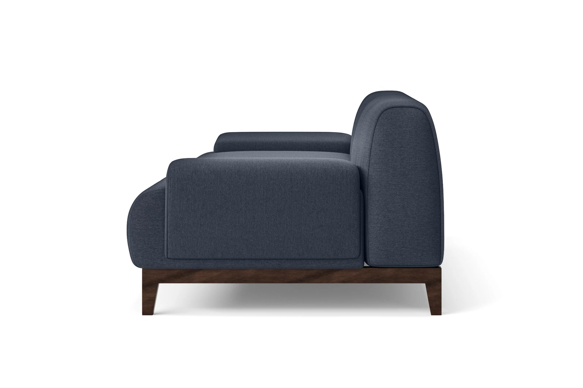 Pavia 2 Seater Sofa Dark Blue Linen Fabric