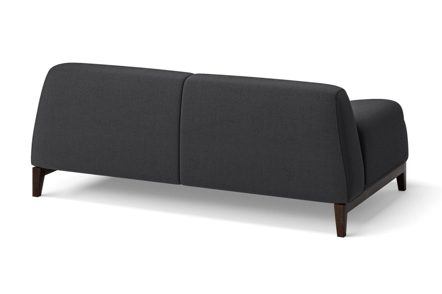 Pavia 2 Seater Sofa Dark Grey Linen Fabric