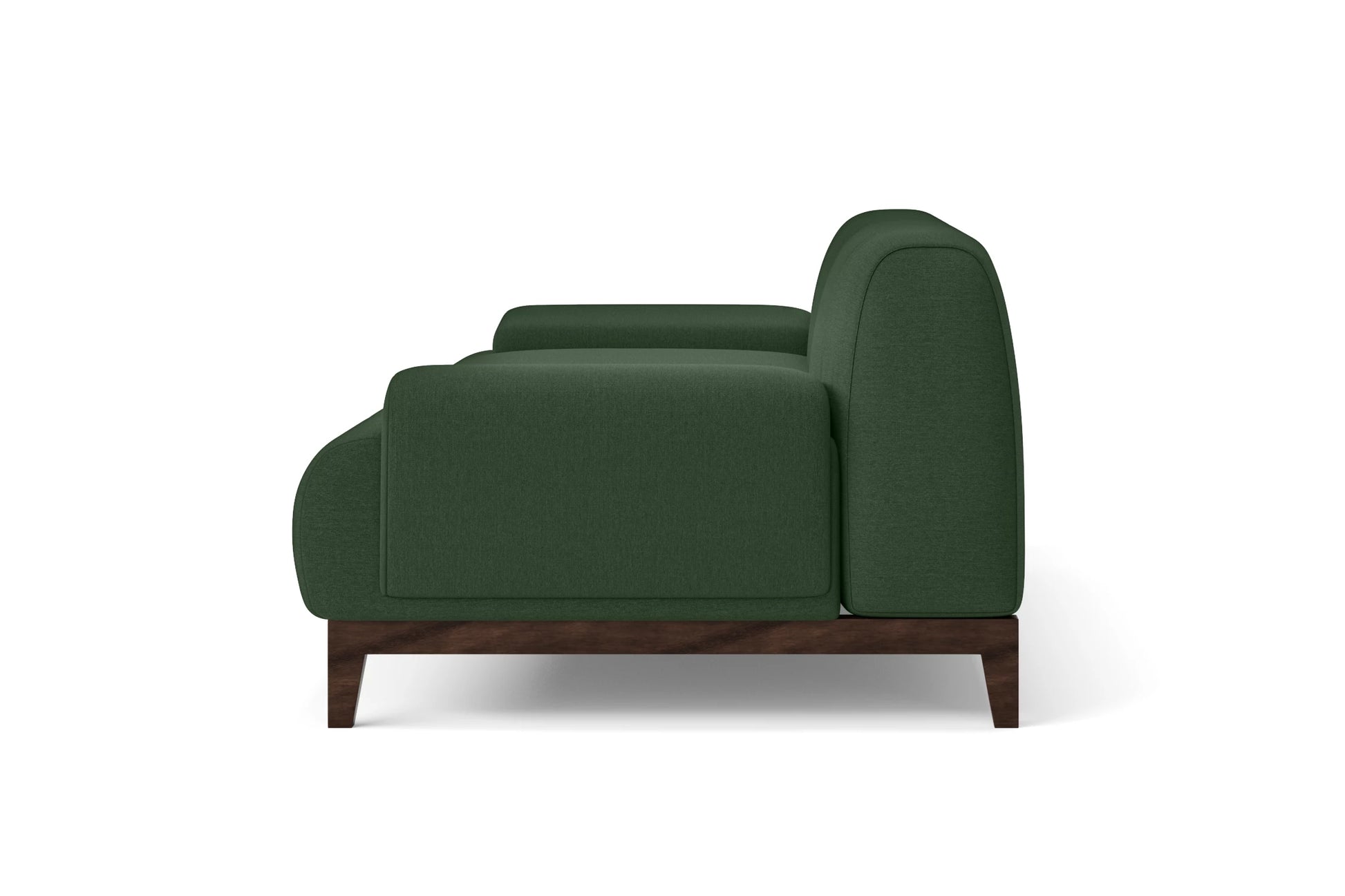 Pavia 2 Seater Sofa Forest Green Linen Fabric