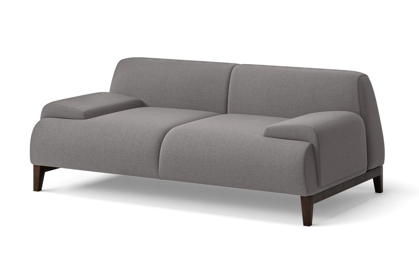 Pavia 2 Seater Sofa Grey Linen Fabric