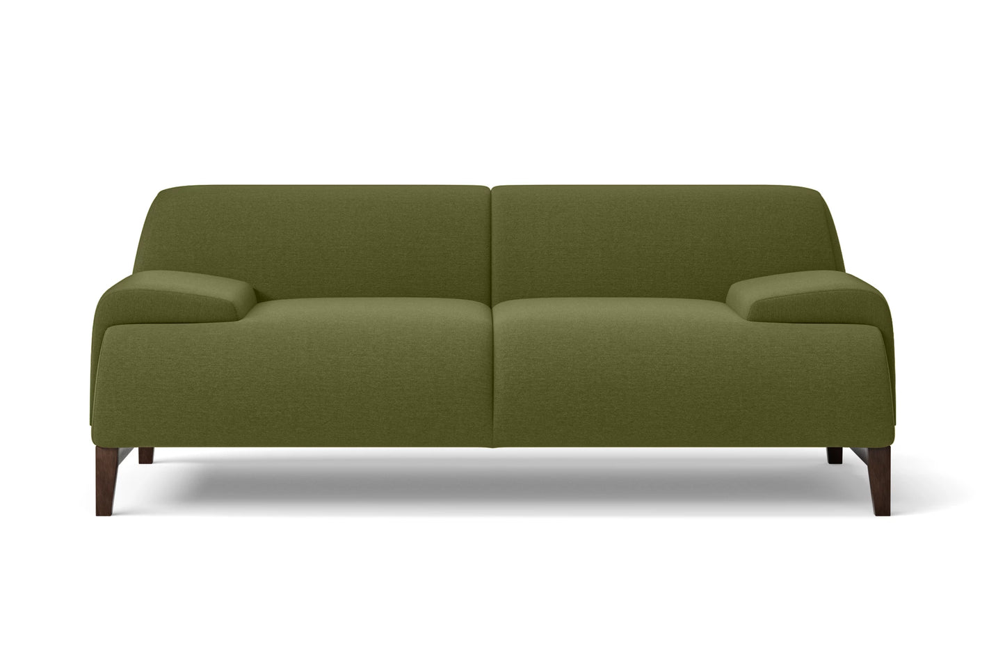 Pavia 2 Seater Sofa Olive Linen Fabric