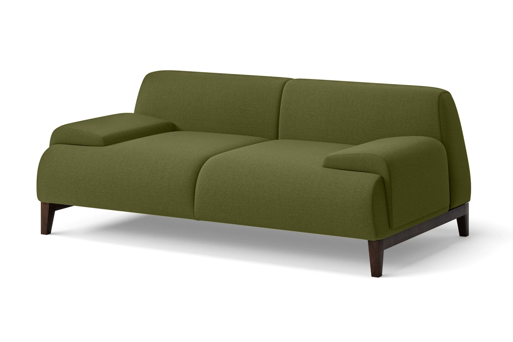 Pavia 2 Seater Sofa Olive Linen Fabric