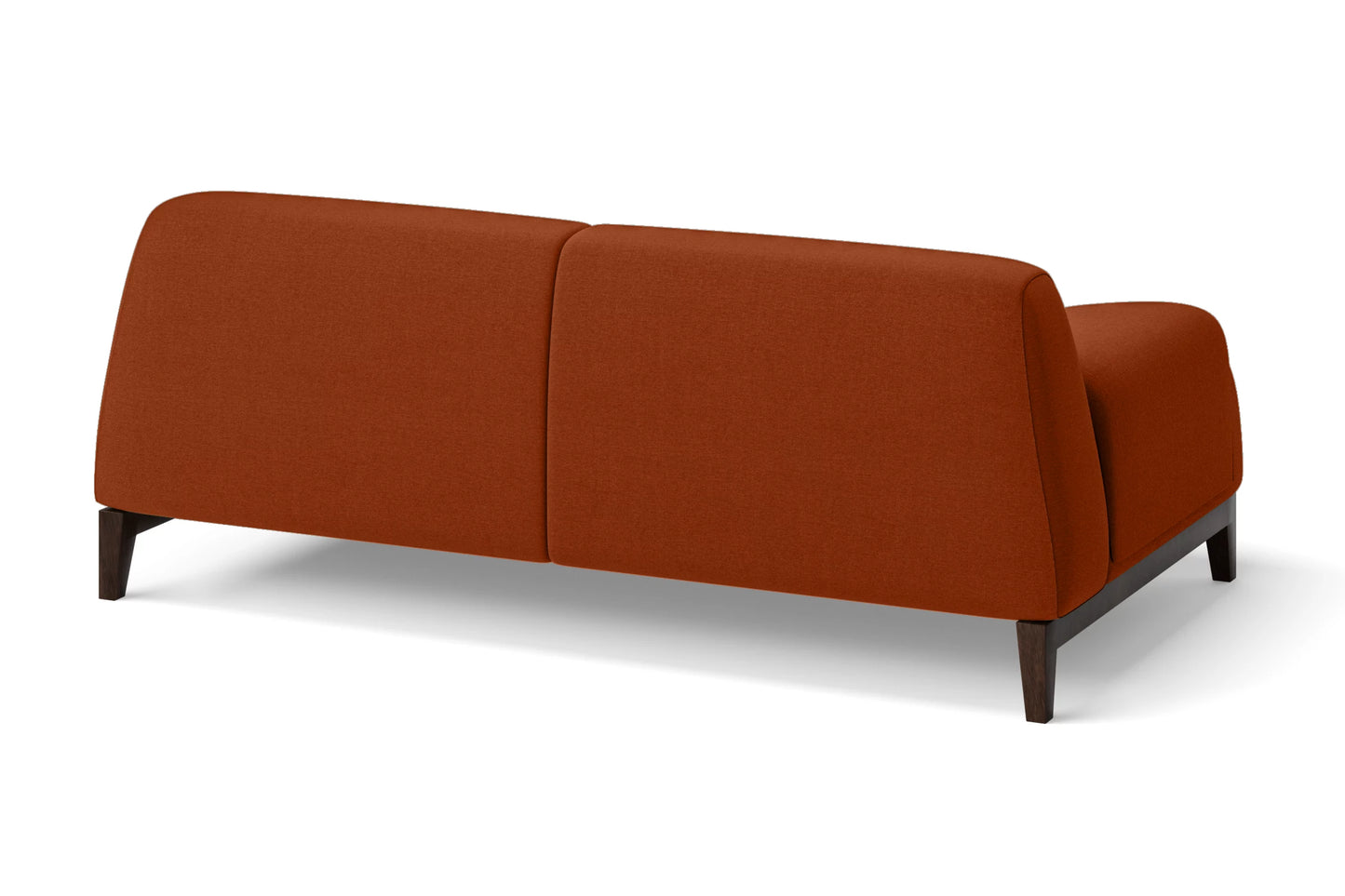 Pavia 2 Seater Sofa Orange Linen Fabric