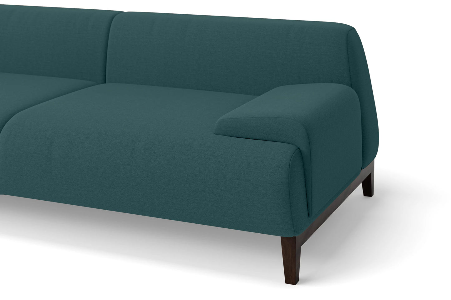 Pavia 2 Seater Sofa Teal Linen Fabric